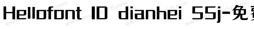 Hellofont ID dianhei 55j字体转换